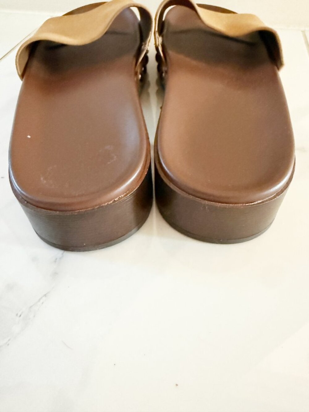 Universal Thread - Women’s Hera Western Sandals with Memory Foam Inso Brown 7 - Picture 4 of 10